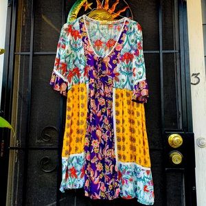 Anthropology cottagecore Dress